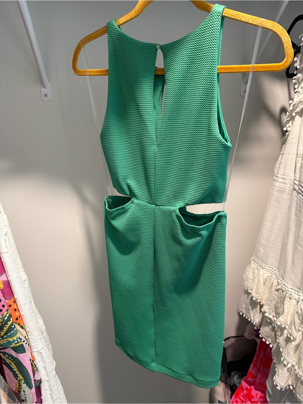 wild fable Teal Green Cutout Mini Dress